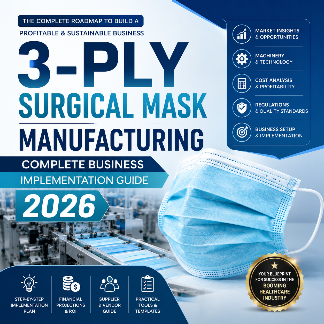 3-PLY Surgical Mask Manufacturing Complete Business Implementation Guide 2026 Tomaque