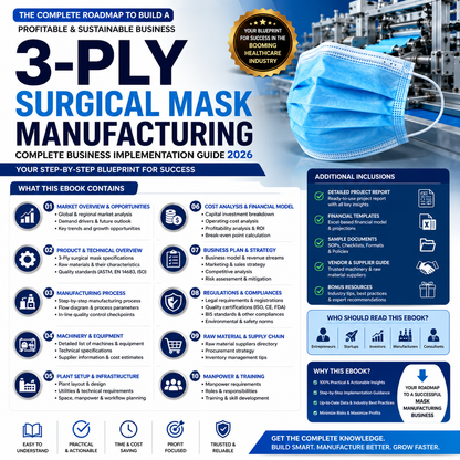 3-PLY Surgical Mask Manufacturing Complete Business Implementation Guide 2026 Tomaque
