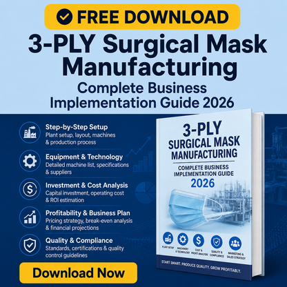 3-PLY Surgical Mask Manufacturing Complete Business Implementation Guide 2026 Tomaque