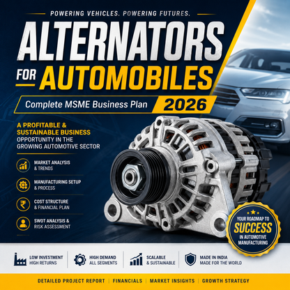 ALTERNATORS FOR AUTOMOBILES Complete MSME Business Plan 2026 Tomaque