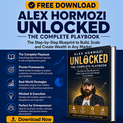 ALEX HORMOZI UNLOCKED_The Complete Playbook Tomaque