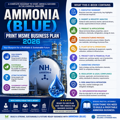 AMMONIA (BLUE) PRINT MSME BUSINESS PLAN 2026 Tomaque