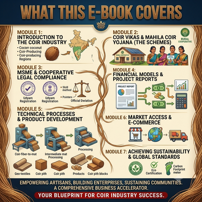 Coir Vikas Yojana Mahila Coir Yojana Handbook Inside Content