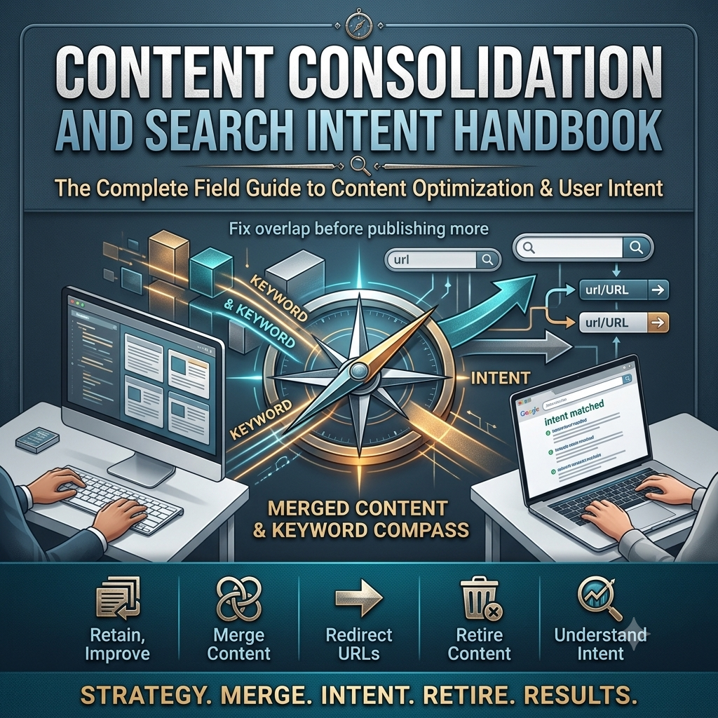 Content Consolidation and Search Intent Handbook Cover
