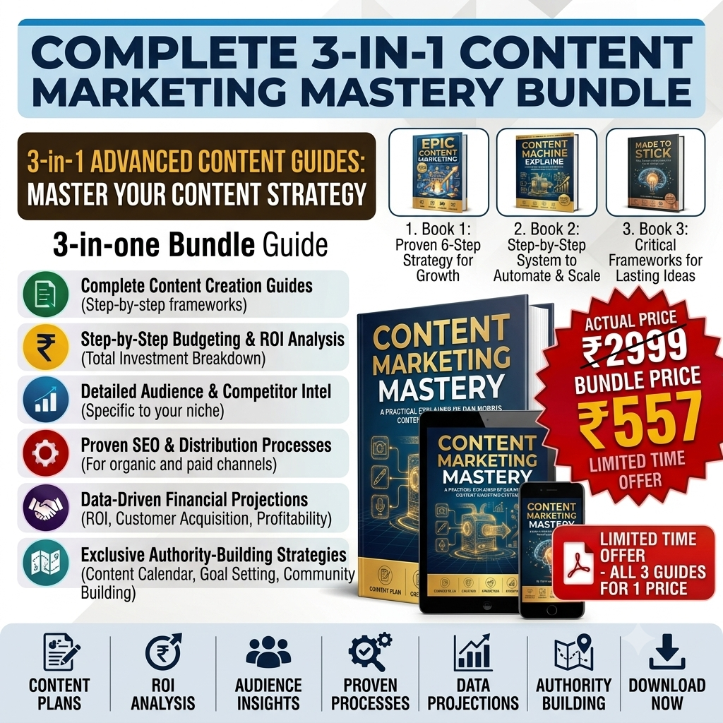 Content Marketing Mastery 3-in-1 Bundle