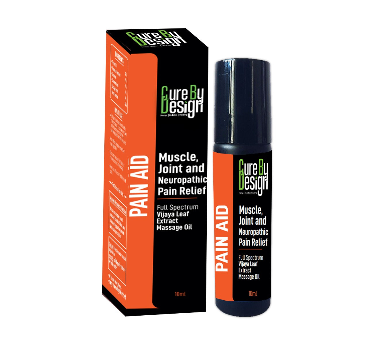 Lywire Pain Aid (1%) Polyherbal Massage Oil – Instant Relief for Sore Muscles, Nerves & Joints
