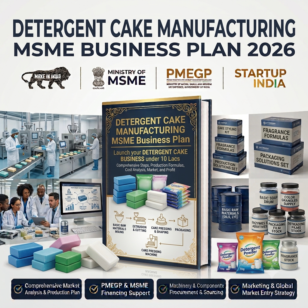DETERGENT CAKE MANUFACTURING MSME BUSINESS PLAN 2026