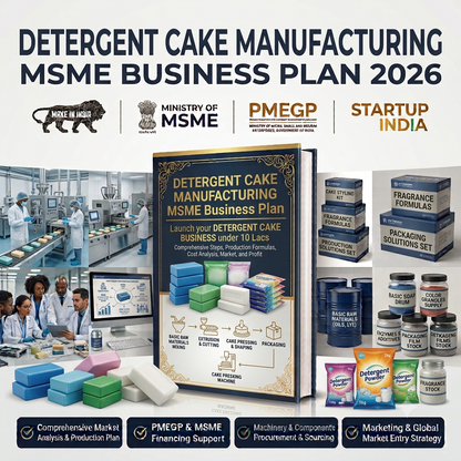 DETERGENT CAKE MANUFACTURING MSME BUSINESS PLAN 2026
