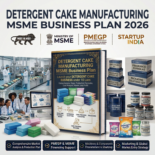 DETERGENT CAKE MANUFACTURING MSME BUSINESS PLAN 2026