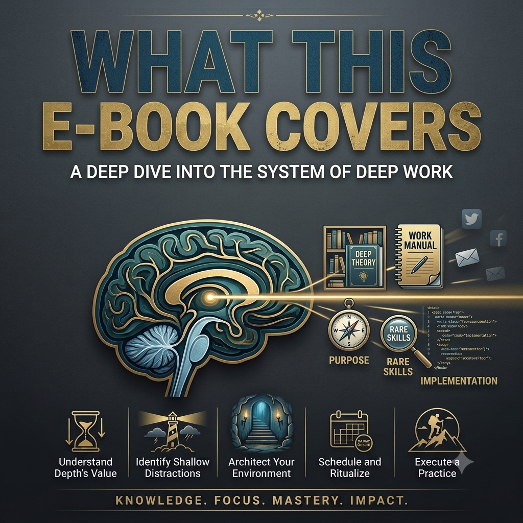 Deep Work Cal Newport Explainer Cover
