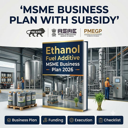 ETHANOL FUEL ADDITIVE MSME BUSINESS PLAN 2026