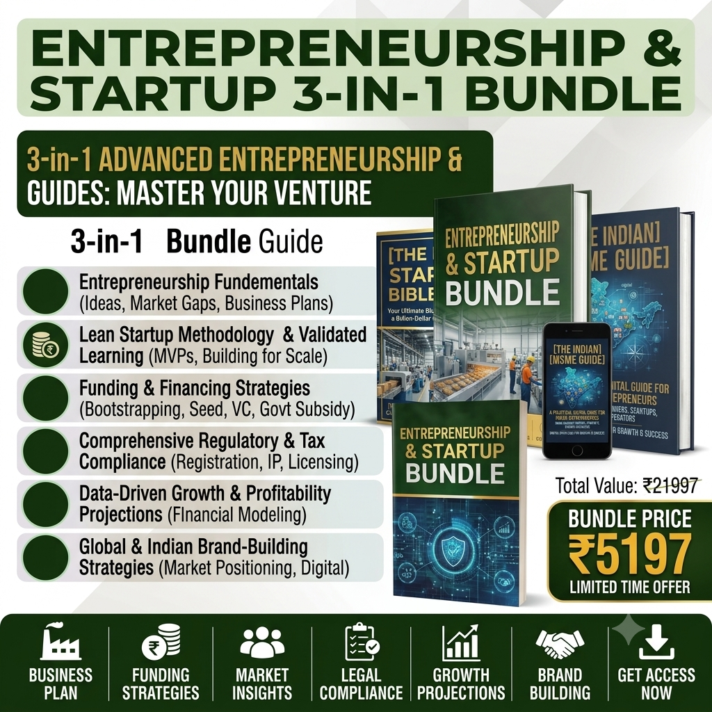 Entrepreneurship & Startup 3-in-1 Bundle