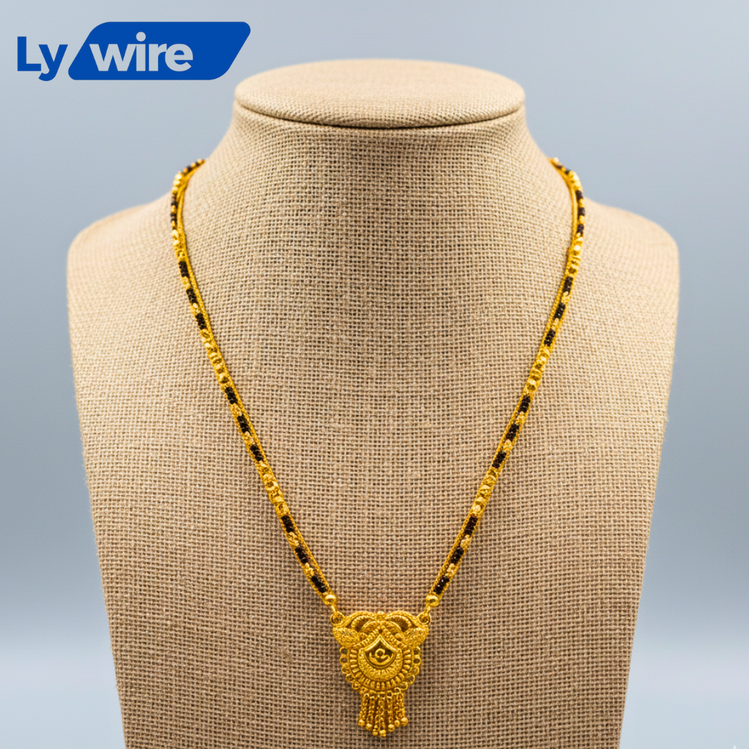 Ethnic Bridal Inspired Gold Finish Mangalsutra