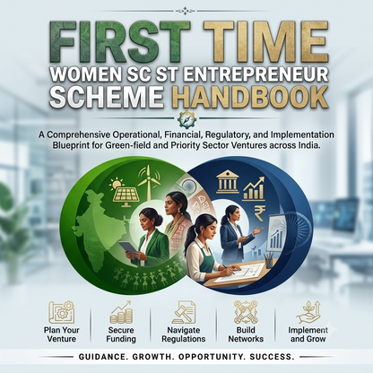 FIRST TIME WOMEN SC ST ENTREPRENEUR SCHEME HANDBOOK Cover