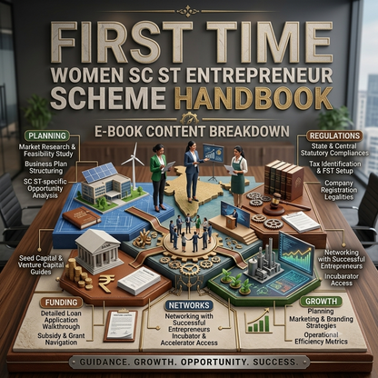 FIRST TIME WOMEN SC ST ENTREPRENEUR SCHEME HANDBOOK Inside Content