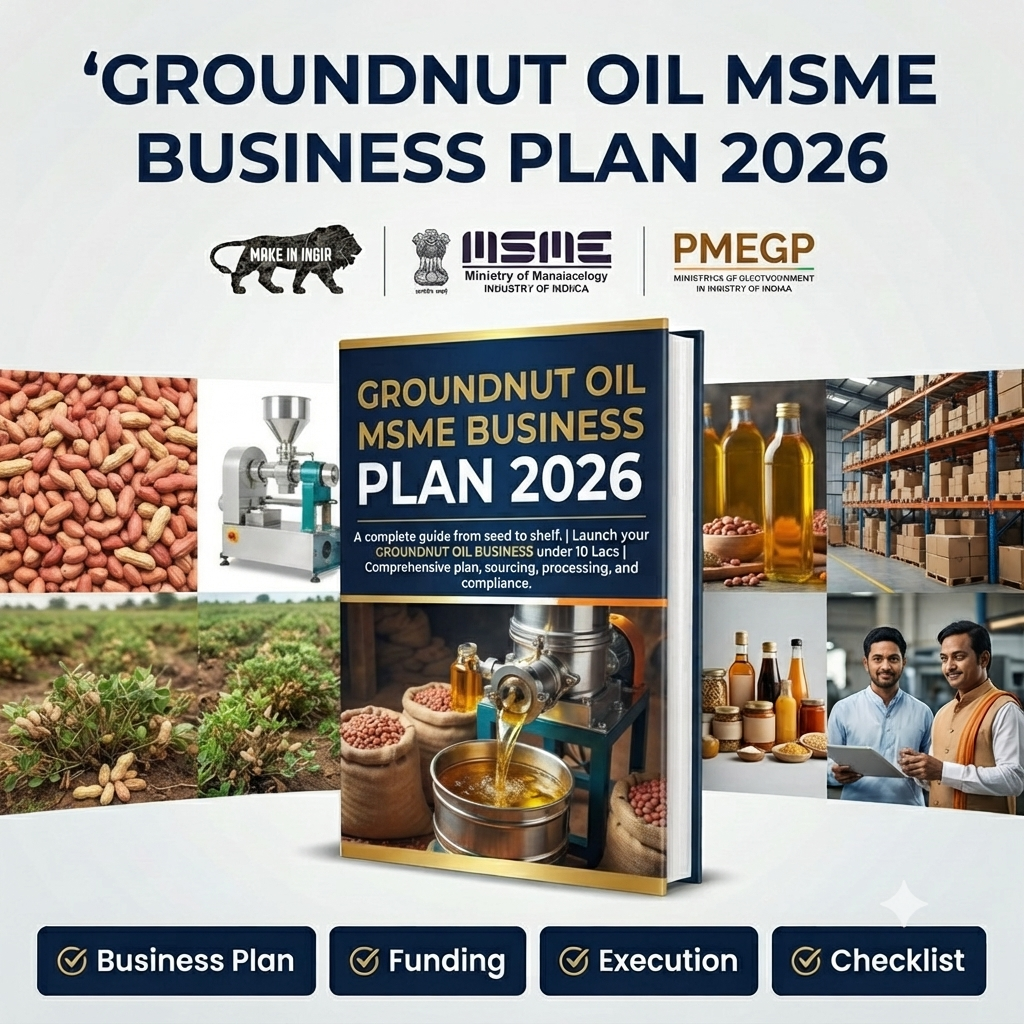 GROUNDNUT OIL MSME BUSINESS PLAN 2026
