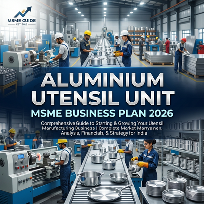 ALUMINIUM UTENSIL UNIT MSME BUSINESS PLAN 2026 Tomaque