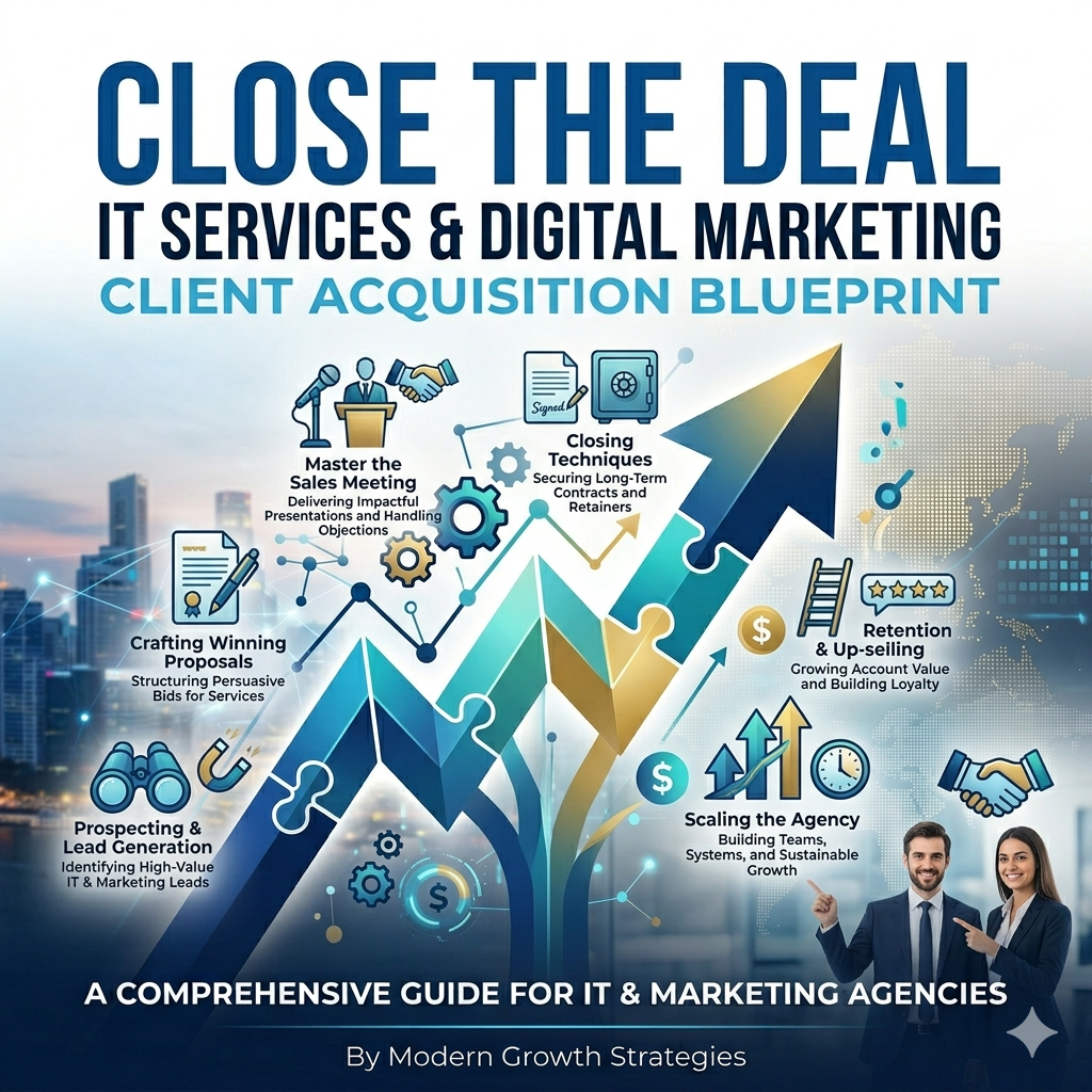 Close The Deal IT Services & Digital Marketing Client Acquisition Blueprint Tomaque