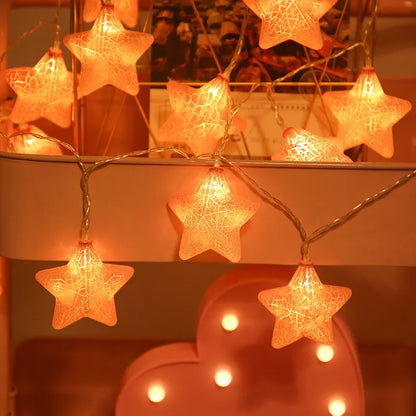 Lywire™ 🌟 Luxury Multicolor Crack Star String Lights – Shine Bright with High-Quality Illumination!