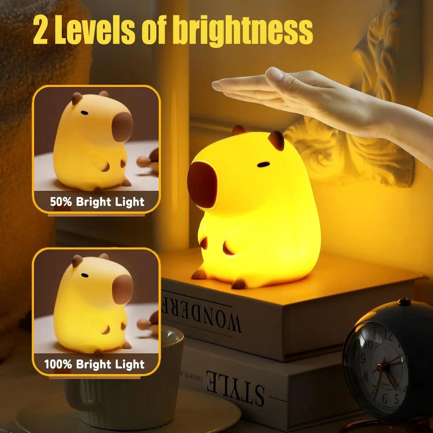 Lywire™ 🦫 Superior Capybara Night Lamp – High-Quality Ambiance for Every Room!