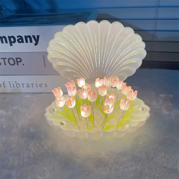 Lywire™ 🌺 Superior Tulip Shell Light – Premium Flower Lamp for Beautiful Ambiance!