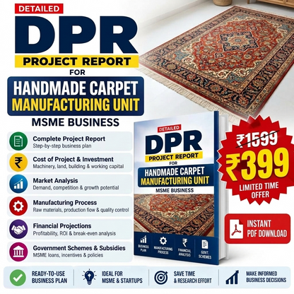 HANDMADE CARPET MANUFACTURING UNIT DETAILED PROJECT REPORT(DPR)