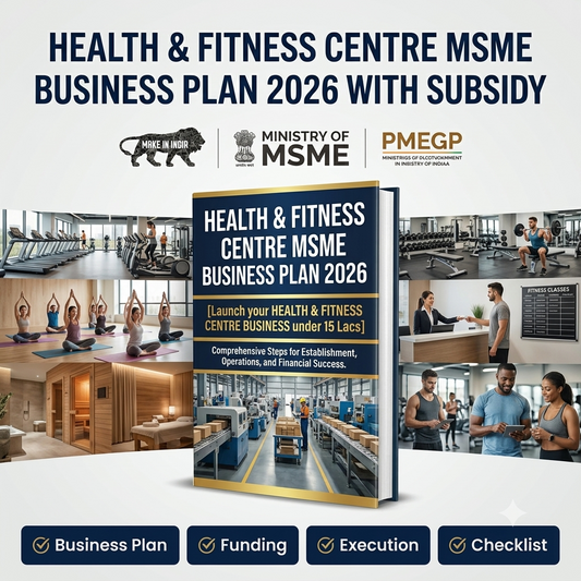 HEALTH & FITNESS CENTRE MSME BUSINESS PLAN 2026