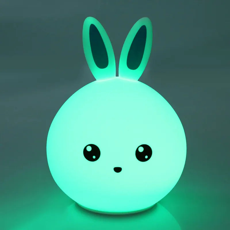 Lywire™ 🐇 High-End Rabbit Silicone Touch Night Light – Fun, Safe & Durable!