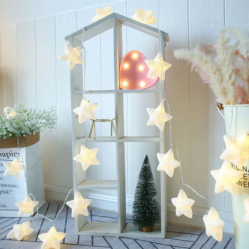 Lywire™ 🌟 Luxury Multicolor Crack Star String Lights – Shine Bright with High-Quality Illumination!