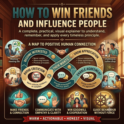 How to Win Friends and Influence People Explained Cover