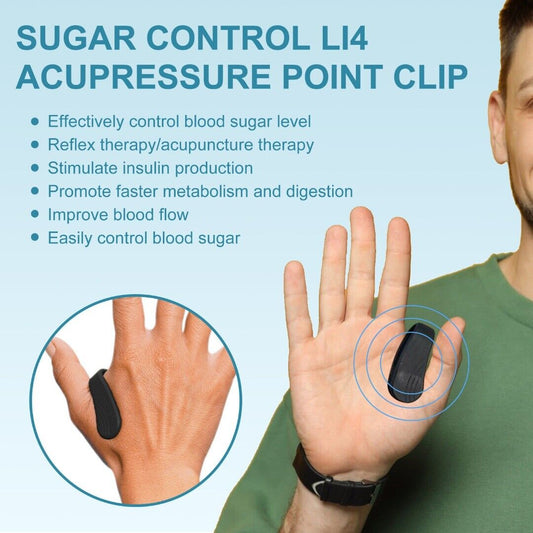 Sugar Control LI4 Acupressure Hegu Magnet Therapy(Original)