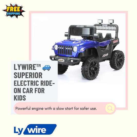 Lywire™ 🚙 Superior 908 Electric Ride-On Car for Kids – Remote Controlled with MP3 & USB!