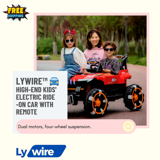 Lywire™ 🚘 High-End JEOP ABM 8688 Kids' Electric Ride-On Car with Remote