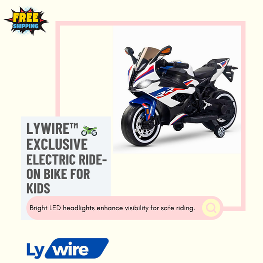 Lywire™ 🏍️ Exclusive RR S1000 Electric Ride-On Bike for Kids