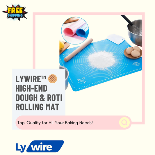 Lywire™ 🫓 High-End Dough & Roti Rolling Mat – Make Cooking Effortless!