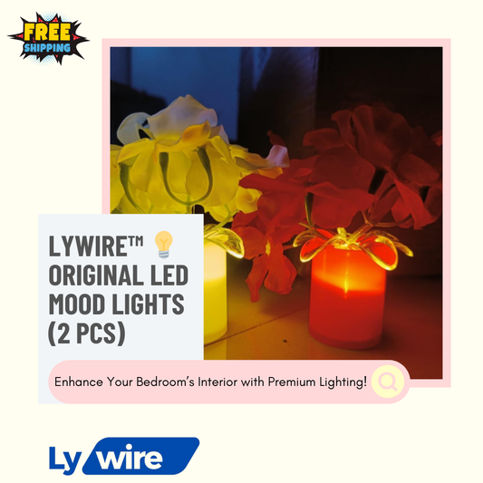 Lywire™ 💡 Original LED Mood Lights (2 Pcs) – Create the Perfect Ambiance for Your Bedroom Decor!