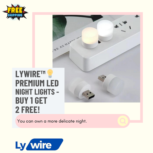 Lywire™💡Premium LED Night Lights - Buy 1 Get 2 Free! Light Up Your Nights!