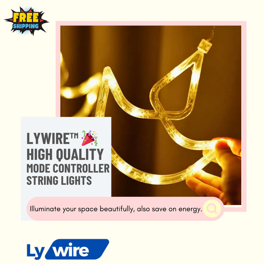 Lywire™ 🎉 High-Quality Mode Controller String Lights for Magical Home Lighting!