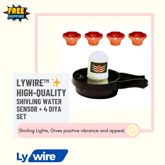 Lywire™ ✨ High-Quality Shivling Water Sensor + 4 Diya Set