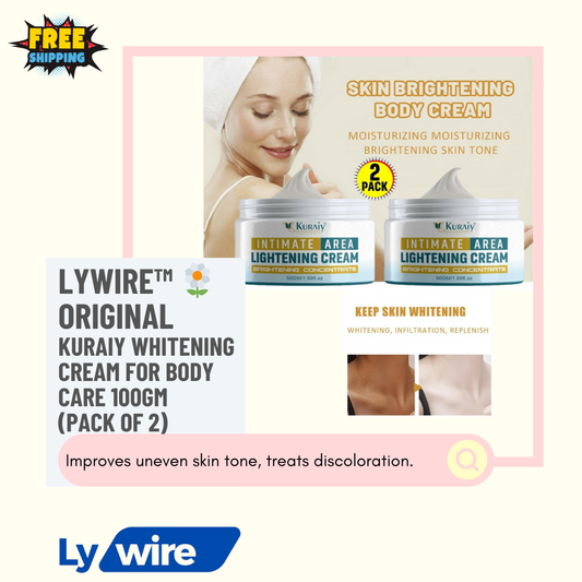 Lywire™ 🌼 Original KURAIY Whitening Cream for Body Care 100gm (Pack of 2)