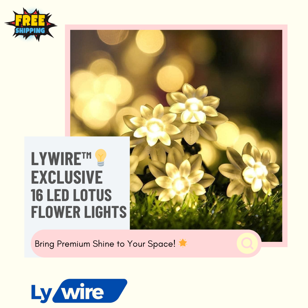 Lywire™💡 Exclusive 16 LED Lotus Flower Lights