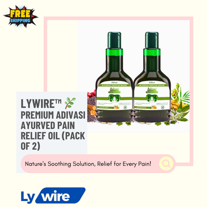 Lywire™ 🌿 Premium Adivasi Ayurved Pain Relief Oil (Pack of 2) – Authentic Healing Power!