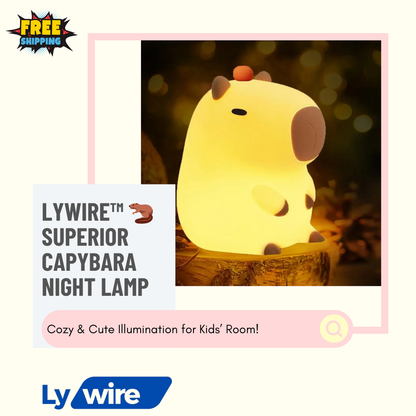 Lywire™ 🦫 Superior Capybara Night Lamp – High-Quality Ambiance for Every Room!