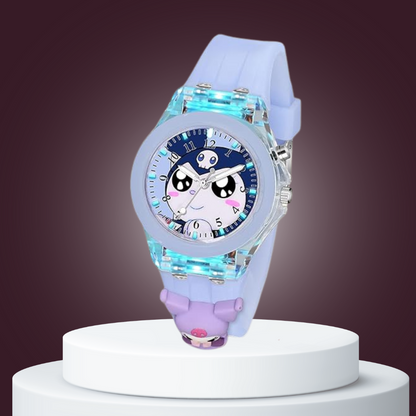 Lywire™ Premium 3D Cartoon Multicolor Light-Up Silicone Strap Kids' Watch ⌚🌈✨