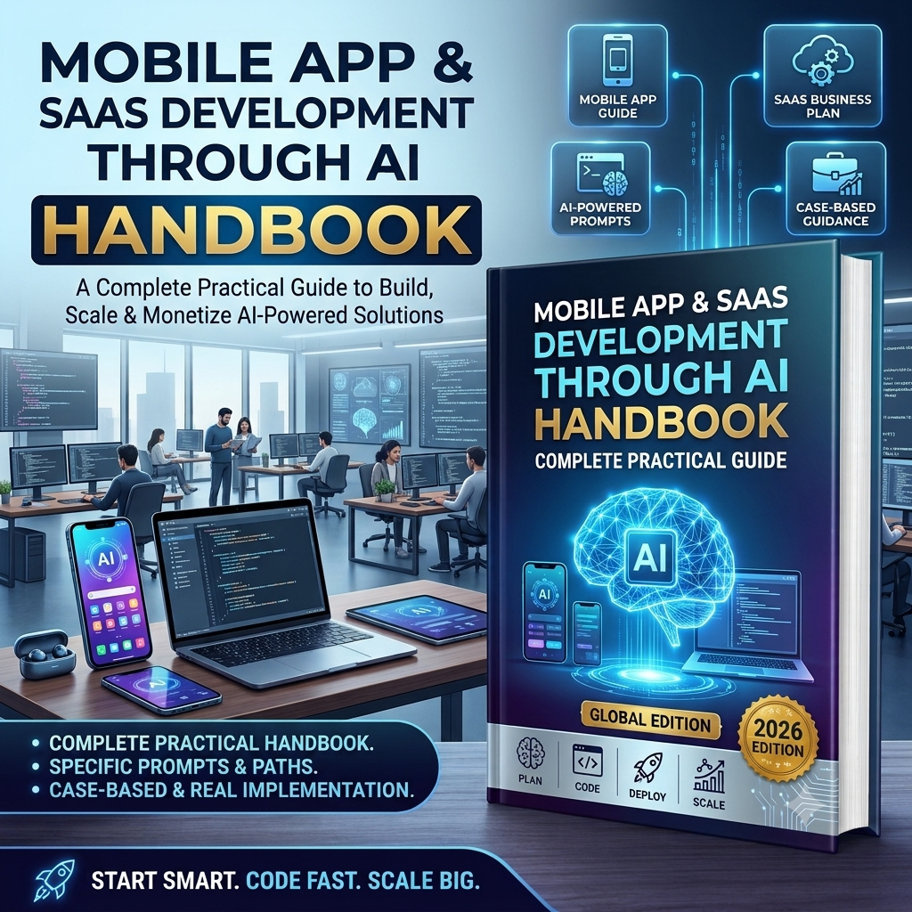 Mobile App and SaaS Development Through AI Handbook