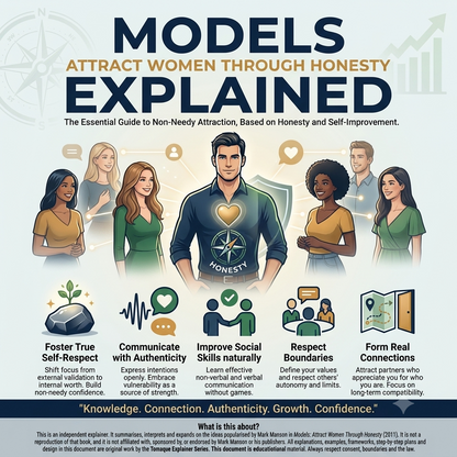 Models Attract Women Through Honesty By Mark Manson Explained Cover