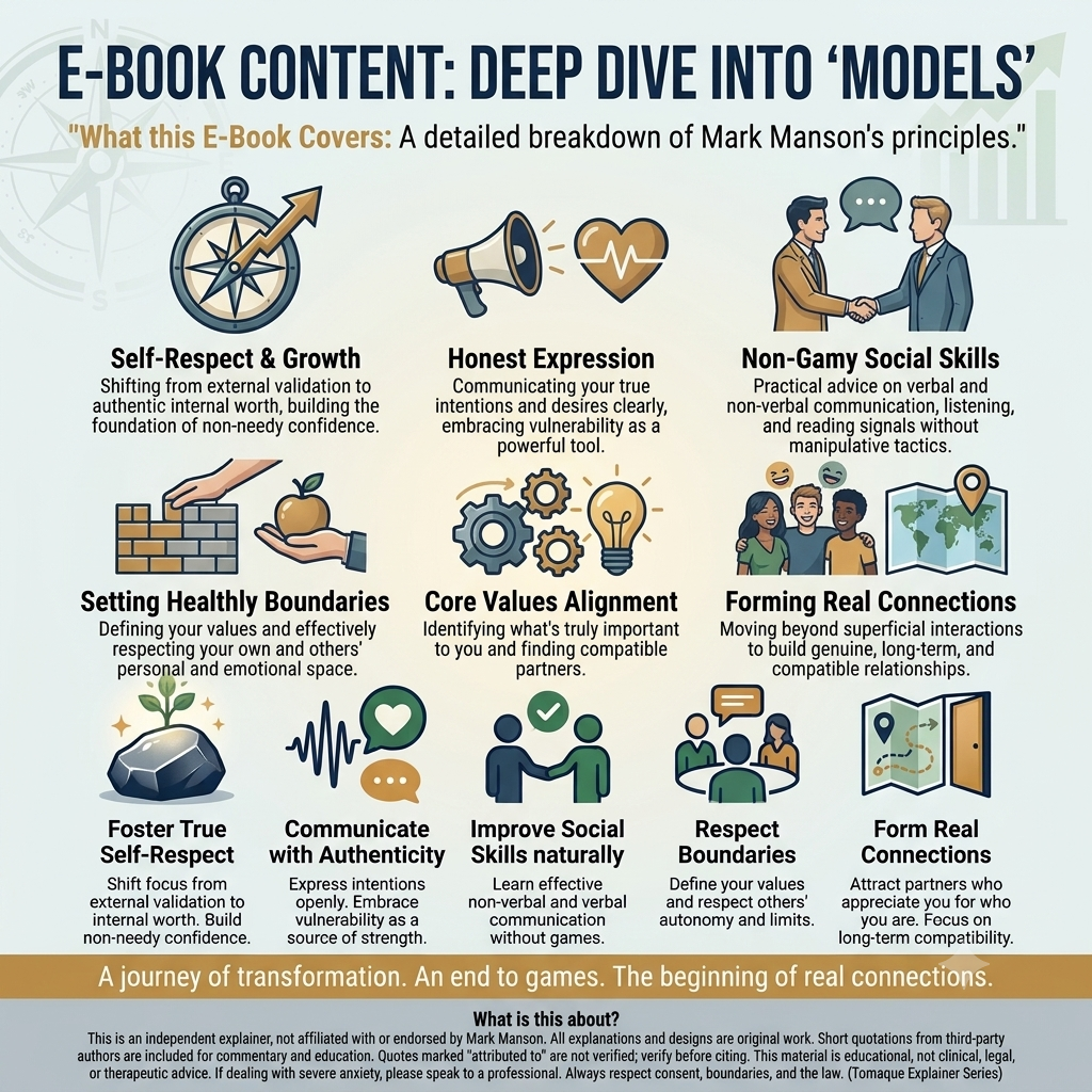 Models Attract Women Through Honesty By Mark Manson Explained Inside Content