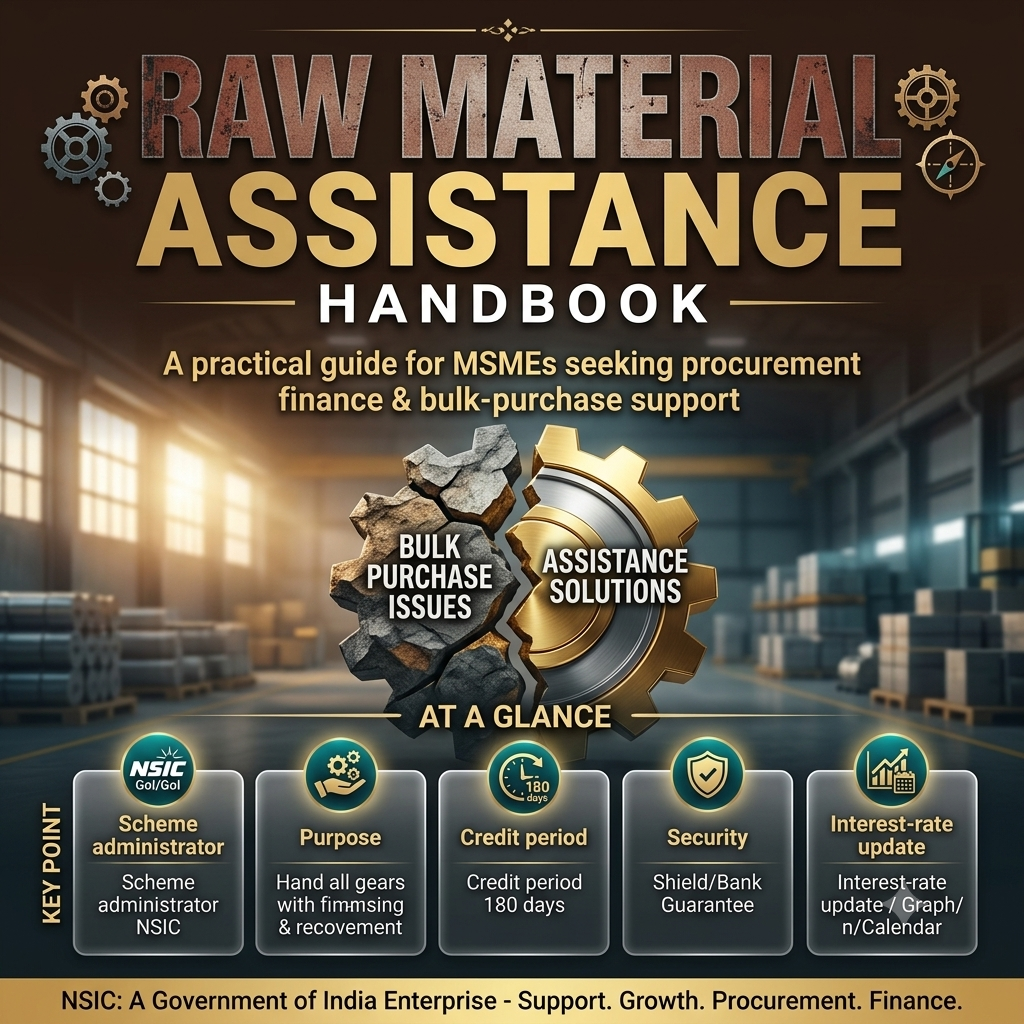 NSIC RAW MATERIAL ASSISTANCE Handbook Cover