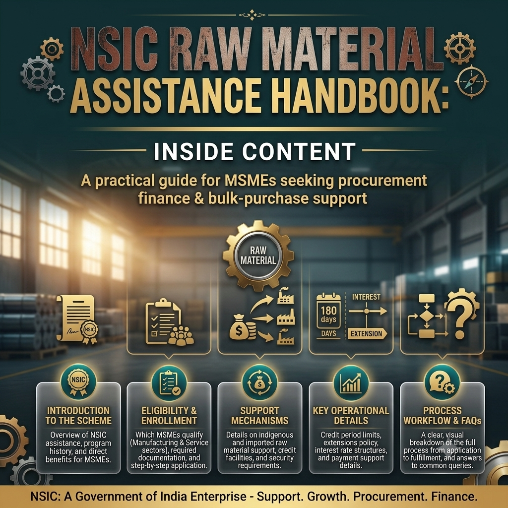 NSIC RAW MATERIAL ASSISTANCE Handbook Inside Content