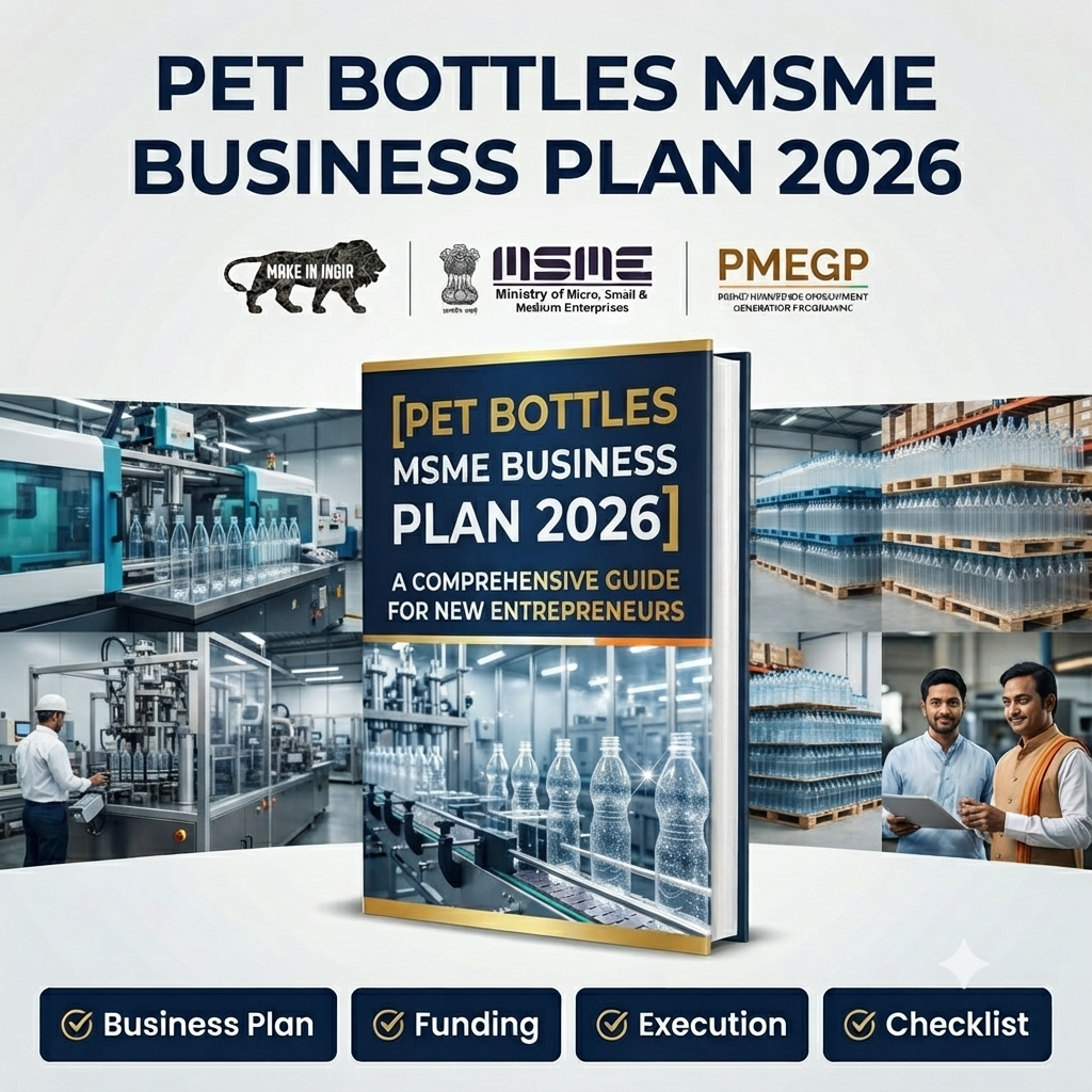 PET BOTTLES MSME BUSINESS PLAN 2026
